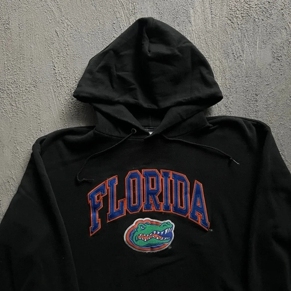 Vintage Florida Gators Hoodie Large Black 2000s Champion - Picture 2 of 9